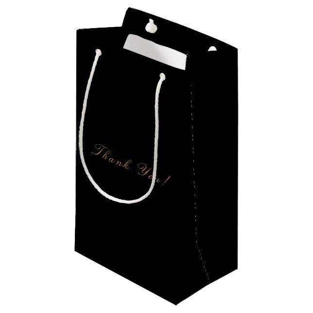 Thank You Mark Party Small Gift Bag (Front Angled)