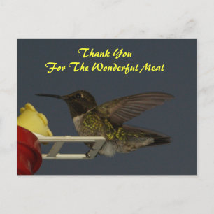 Thank You /Meal Postcard
