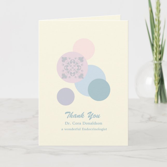 Thank You Medical Doctor Personalised Card (Front)