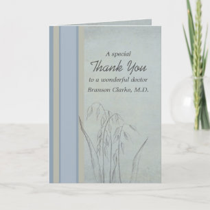 Thank You Medical Doctor Physician Healthcare Card