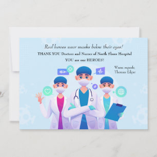 Thank You Medical Heroes Card