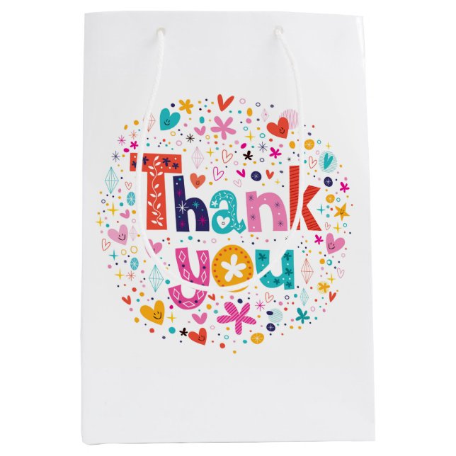 Thank You Medium Gift Bag (Front)