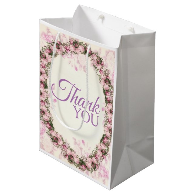 Thank You Medium Gift Bag (Front Angled)