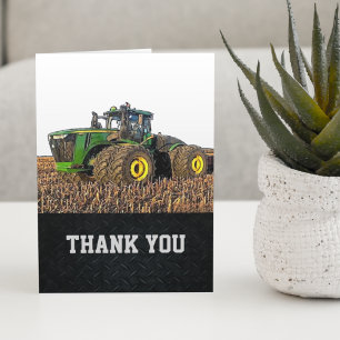 Thank You Men's Tractor Farm Equipment Machinery