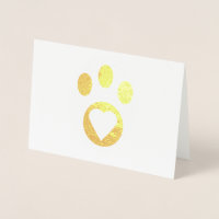 Thank You Meowy Cat Paw Heart Cute Personalise