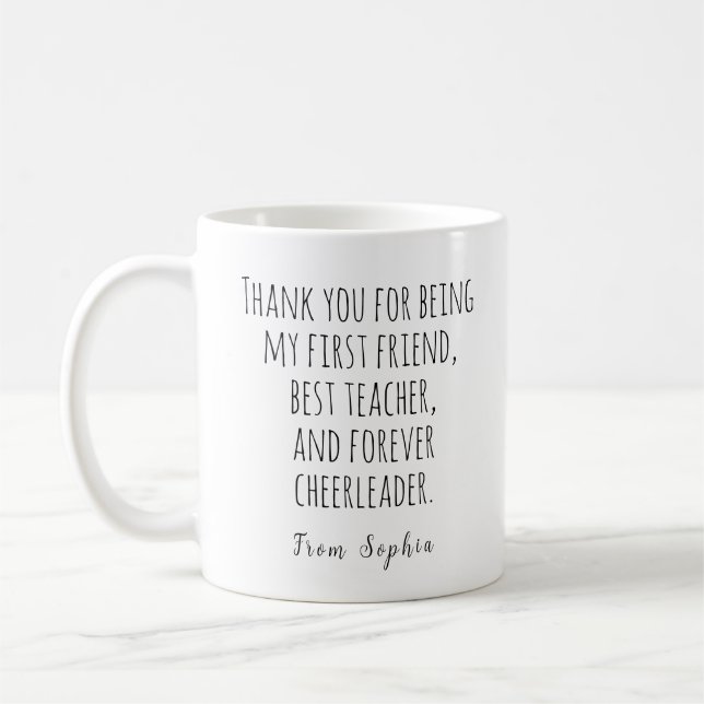 Thank You Messages, Mother's Day Coffee Mug (Left)