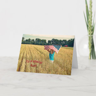 Thank you Military Aunt Card