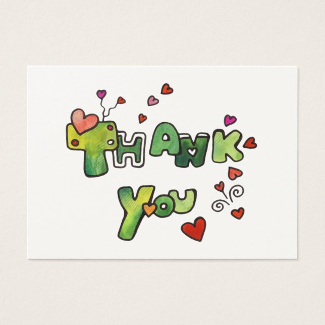 Thank You Mini Cards (Front)
