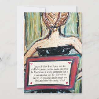 thank you | mini-print card