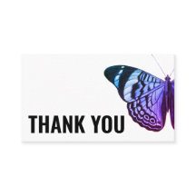 Thank you minimalist butterfly modern simple busin