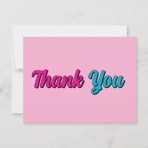 Thank You Minimalist Professional Modern Elegant Postcard