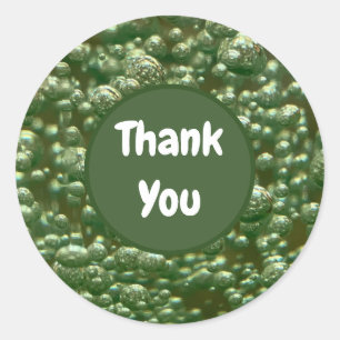 Thank You Minimalist Simple Appreciation  Classic Round Sticker