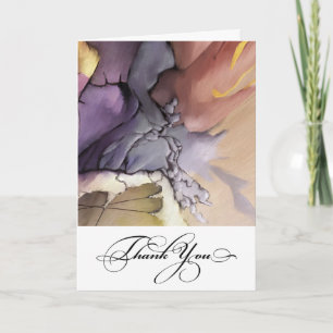 Thank You. Modern Abstract Painting You Card