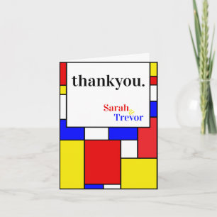 Thank You   Modern Bold Primary Colours