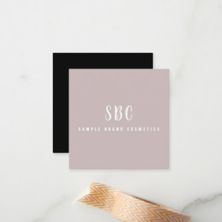 Thank You Modern Elegant Chic Cosmetics Business Card