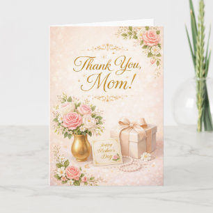 Thank You Mom Design – Heartfelt Appreciation Gift Card