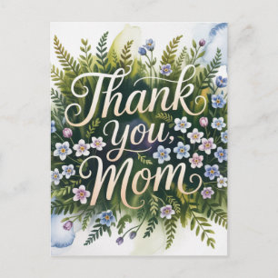 Thank You, Mom Postcard