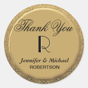 Thank You Monogram Wedding Seal