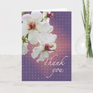 Thank You Moth Mullein Wildflower Card