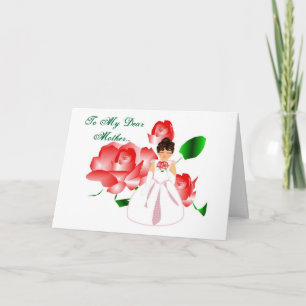 "Thank You Mother From Daughter" Wedding Day Card