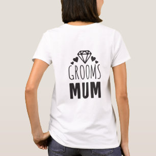 Thank You Mother of Groom Bridal Party Floral Gift T-Shirt