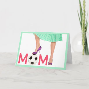 Thank You - Mother's Day - Soccer Team Mom Card