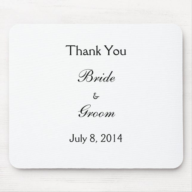 Thank You Mouse Mat (Front)