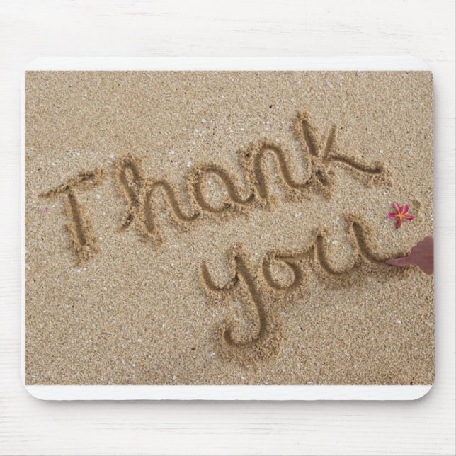 Thank you mouse mat (Front)