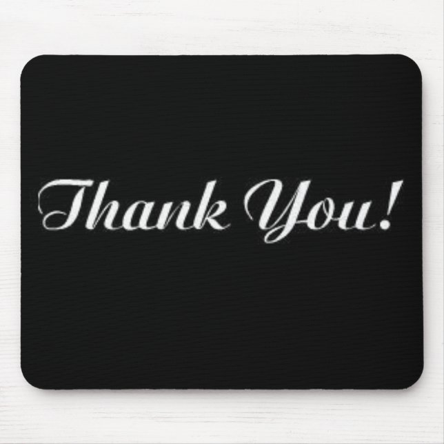 Thank you Mouse Pad (Front)