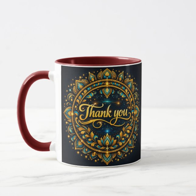 Thank you  mug (Left)