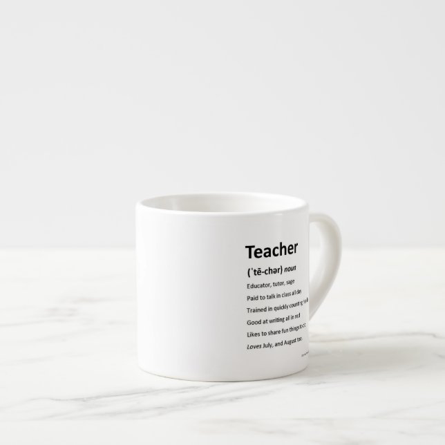 Thank you mug for a teacher (Front Right)