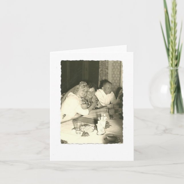 Thank You, Mum and Dad, for my Wedding! Thank You Card (Front)