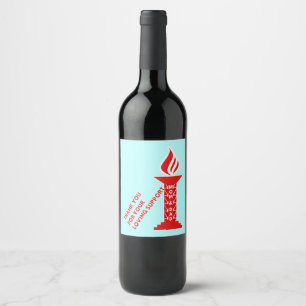 Thank You, Mum and Dad, for Your Loving Support Wine Label