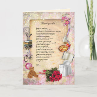 Thank you Mum (customisable) Card