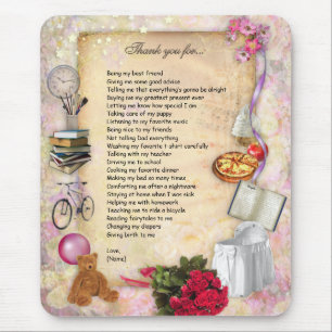 Thank you Mum (customisable) Mouse Mat