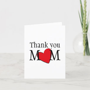 Thank You Mum Customised  Card