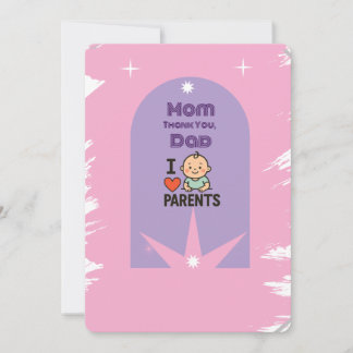Thank You, Mum & Dad – Global Day of Parents Card