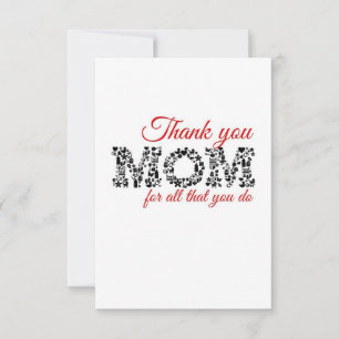 Thank you Mum for all that you do Card