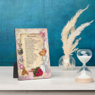 Thank you Mum Plaque