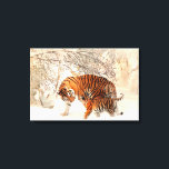 Thank you Mum Tiger and Cub Canvas Print<br><div class="desc">Thank you mum for everything Thank You gift for Mum: For mothers, from sons and daughters, Mother’s Day - christmas gift- birthday gift or just a random day to surprise her with a cute gift. Whether it is with you own touching quote over lay on the image. or one of...</div>