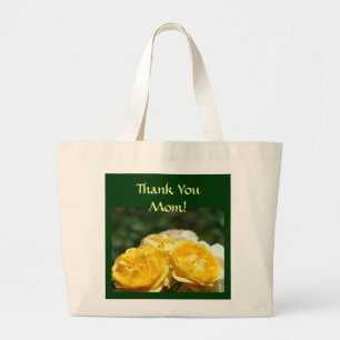 Thank You Mum! Tote bag gifts Yellow Roses Garden
