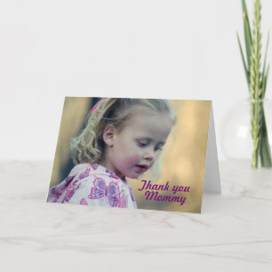 Thank you Mummy Card