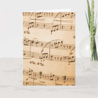Thank You Music Notes greeting Card