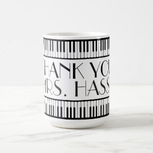 Thank You Music Teacher Coffee Mug