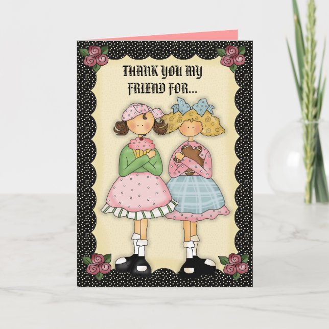 THANK YOU MY FRIEND CARD (Front)