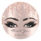 Thank You Name Confetti Rose Glitter Eyelash