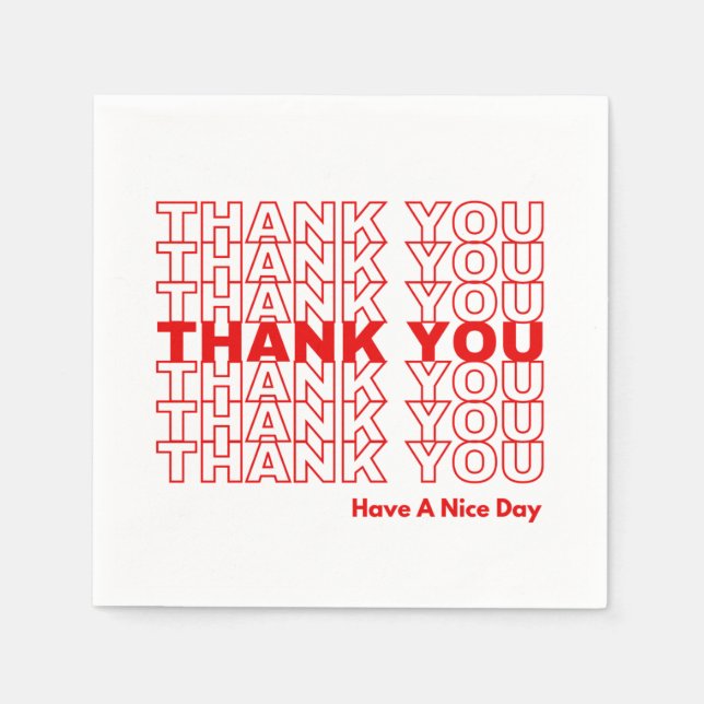 Thank You Napkins (Front)