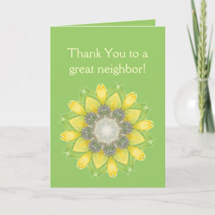 Thank You Neighbour,Custom Flower Garden Floral