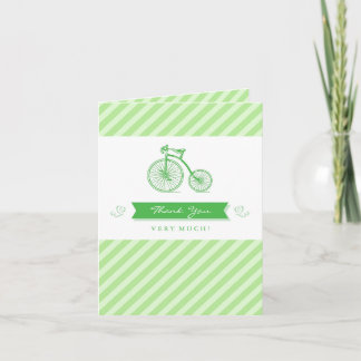 Thank You Neutral Baby Shower Folded Card