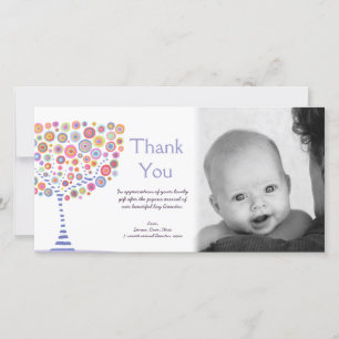 Thank You New Baby Arrival Gift Photocard Card